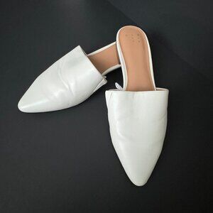 A New Day Cream Color Mules, Size 6